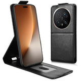 Honor Magic8 Pro lodret flip-etui med stativ - sort