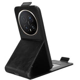 Honor Magic8 Pro lodret flip-etui med stativ - sort