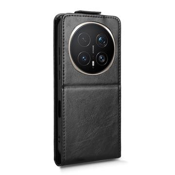Honor Magic8 Pro lodret flip-etui med stativ - sort