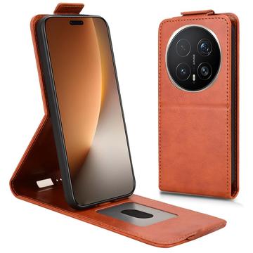 Honor Magic8 Pro lodret flip-etui med stativ - Brun