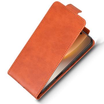 Honor Magic8 Pro lodret flip-etui med stativ - Brun