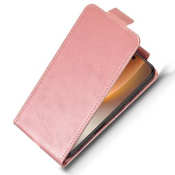 Honor Magic8 Pro lodret flip-etui med stativ - rosaguld