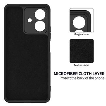 Honor Play10 Flydende silikone cover med håndrem - sort