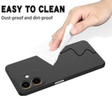 Honor Play10 Flydende silikone cover med håndrem - sort