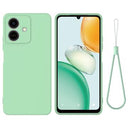 Honor Play10 Flydende silikone cover med håndrem - grøn