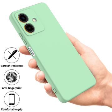 Honor Play10 Flydende silikone cover med håndrem - grøn