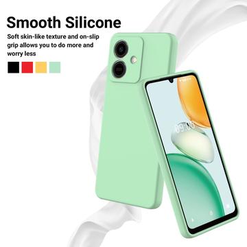 Honor Play10 Flydende silikone cover med håndrem - grøn