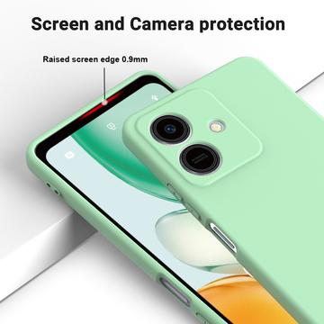 Honor Play10 Flydende silikone cover med håndrem - grøn