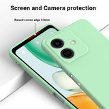 Honor Play10 Flydende silikone cover med håndrem - grøn