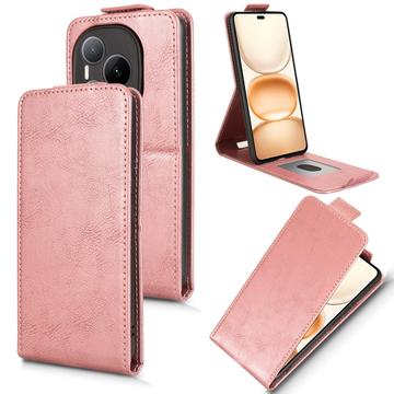 Honor Power lodret flip-etui med stativ - rosaguld