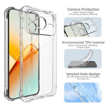Honor Power2 Imak UX-10 Stødsikkert TPU Cover - Gennemsigtig