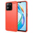 Honor X5b/X5b Plus Børstet TPU Cover - Karbonfiber - Rød