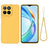 Honor X5b/X5b Plus Flydende silikone cover med håndrem - gul
