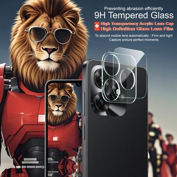 Honor X5c/X5c Plus Imak 2-i-1 HD Kamera Linse Hærdet Glas