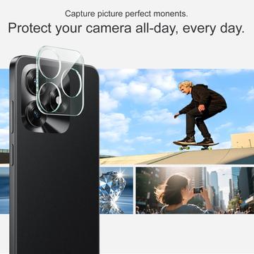 Honor X5c/X5c Plus Imak 2-i-1 HD Kamera Linse Hærdet Glas