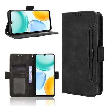 Honor X5c Plus Kortholder Pung Etui - Sort