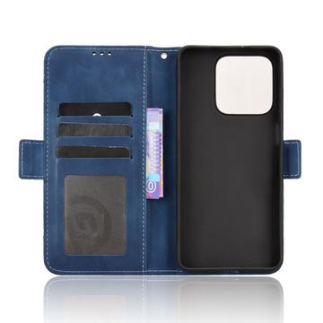Honor X5c Plus Kortholder Pung Etui - Blå