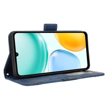 Honor X5c Plus Kortholder Pung Etui - Blå