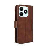 Honor X5c Plus Kortholder Pung Etui - Brun