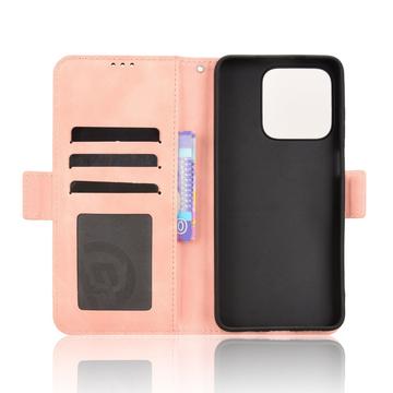 Honor X5c Plus Kortholder Pung Etui - Pink