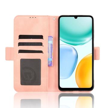 Honor X5c Plus Kortholder Pung Etui - Pink