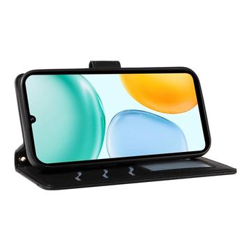Honor X5c Plus Luksus Vatteret Pung - sort