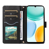 Honor X5c Plus Luksus Vatteret Pung - sort