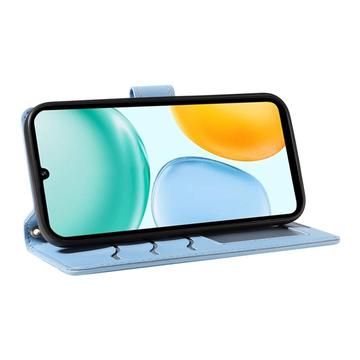 Honor X5c Plus Luksus Vatteret Pung - blå