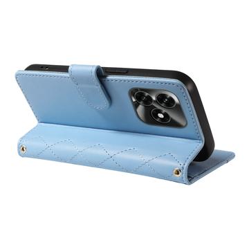 Honor X5c Plus Luksus Vatteret Pung - blå