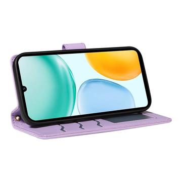 Honor X5c Plus Luksus Vatteret Pung - lilla