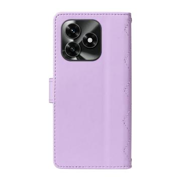 Honor X5c Plus Luksus Vatteret Pung - lilla