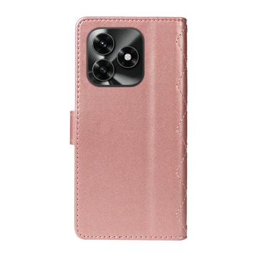 Honor X5c Plus Luksus Vatteret Pung - rosaguld