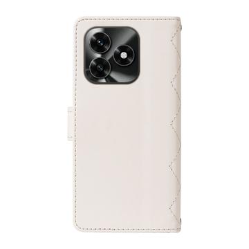 Honor X5c Plus Luksus Vatteret Pung - hvid