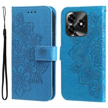 Honor X5c Plus Mandala Series Etui med Pung - Blå