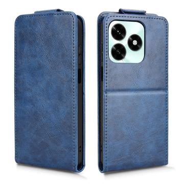 Honor X5c Plus lodret flip-etui med stativ - mørkeblå