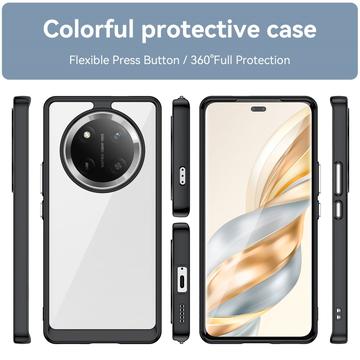Honor Magic7 Lite/X60 Pro/X9c Anti-Stød Hybrid Cover - Sort