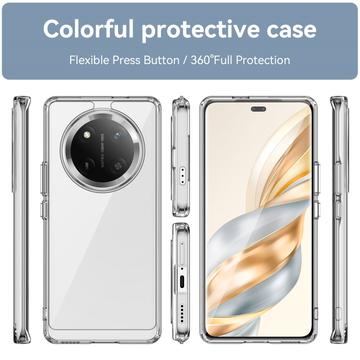 Honor Magic7 Lite/X60 Pro/X9c Anti-Stød Hybrid Cover - gennemsigtig