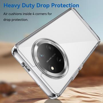 Honor Magic7 Lite/X60 Pro/X9c Anti-Stød Hybrid Cover - gennemsigtig