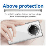 Honor Magic7 Lite/X60 Pro/X9c Anti-Stød Hybrid Cover - gennemsigtig