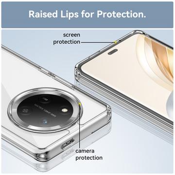 Honor Magic7 Lite/X60 Pro/X9c Anti-Stød Hybrid Cover - gennemsigtig