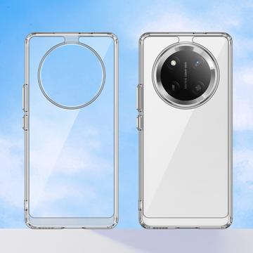 Honor Magic7 Lite/X60 Pro/X9c Anti-Stød Hybrid Cover - gennemsigtig