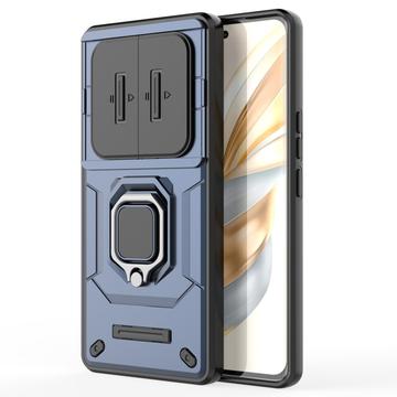 Honor X60 Pro Roterende Ring Hybrid Cover med Kameraskjold - Blå