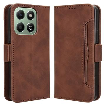 Honor X6b Pung Cover med Kortholder - Brun