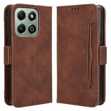 Honor X6b Pung Cover med Kortholder - Brun