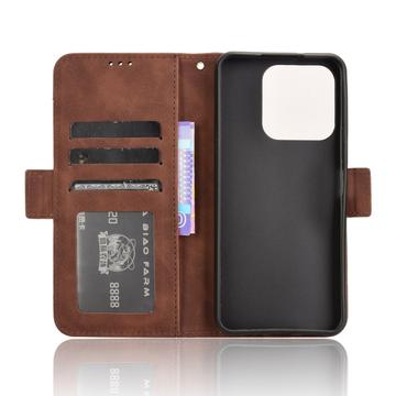 Honor X6b Pung Cover med Kortholder - Brun