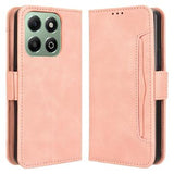 Honor X6b Pung Cover med Kortholder - Pink