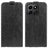 Honor X6b Vertikal Flip Cover med Kortholder - Sort