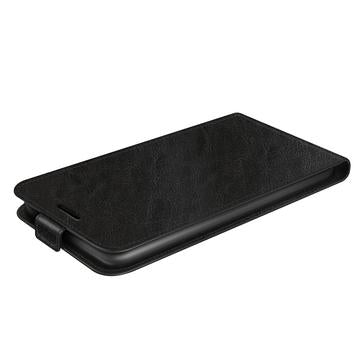 Honor X6b Vertikal Flip Cover med Kortholder - Sort