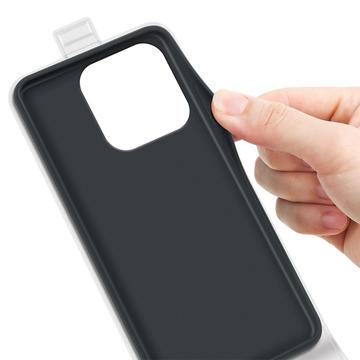 Honor X6b Vertikal Flip Cover med Kortholder - Hvid