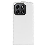 Honor X6b Vertikal Flip Cover med Kortholder - Hvid